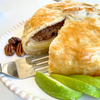 Baked Brie in Puff Pastry with Maple Apple Praline Filling